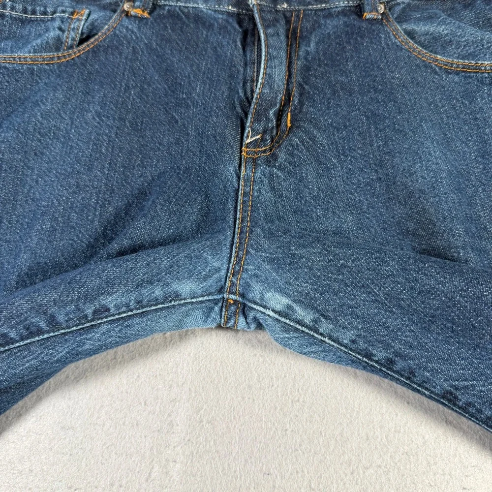 Unionbay Mens Straight Leg Blue Denim Jeans Medium Wash YB33932 36x32